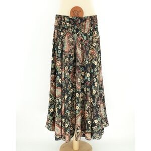 Karma Highway Pants One Size‎ Floral Boho Gypsy Palazzo Wide Leg Elastic Waist